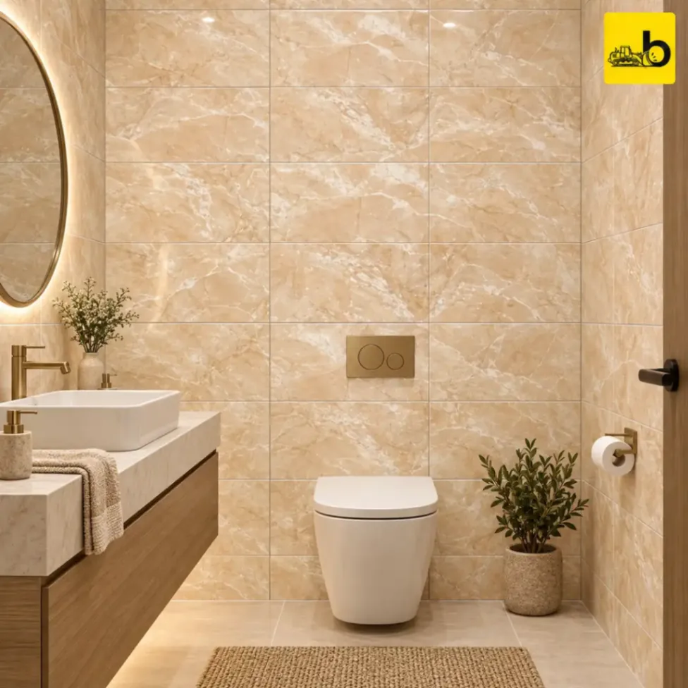 NITCO IRISH PEACH Glossy Ceramic Wall Tile 300 × 450 mm