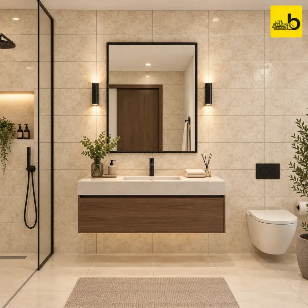 NITCO OMANI BEIGE Glossy Ceramic Wall Tile 300 × 450 mm