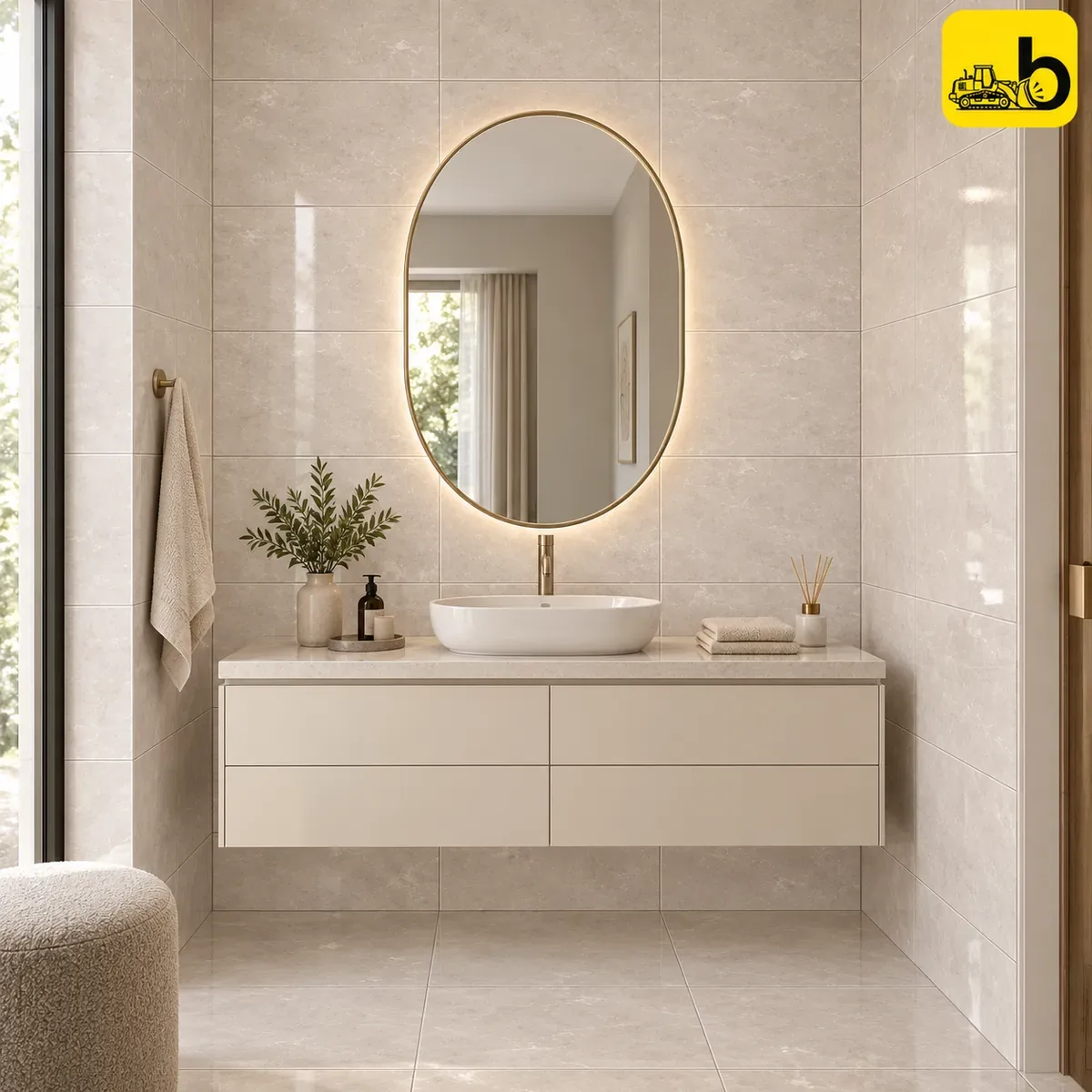 NITCO FONDI GREY LT Glossy Ceramic Wall Tile 300 × 450 mm