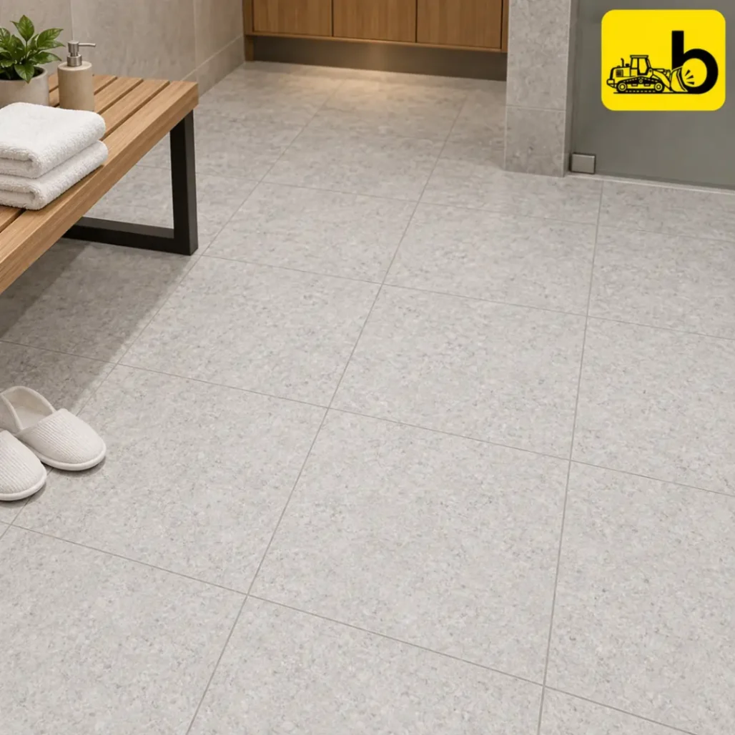 NITCO CRUST GRIGIO VENZO Satin Matte Ceramic Floor Tile 300 × 300 mm