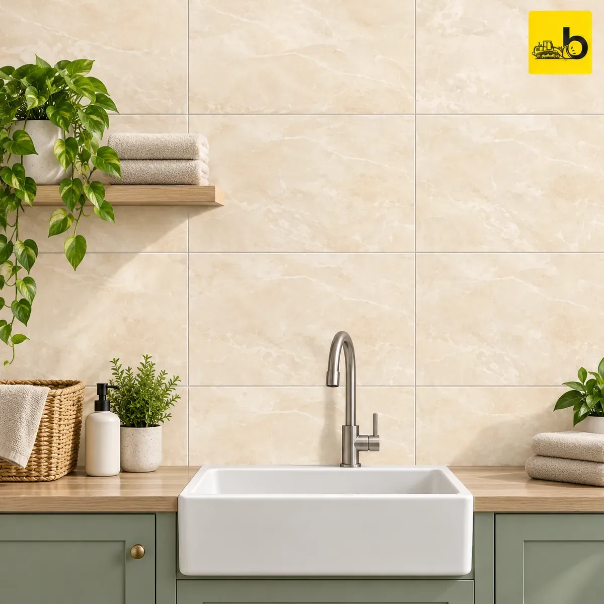 NITCO IRISH PEACH LT Glossy Ceramic Wall Tile 300 × 450 mm