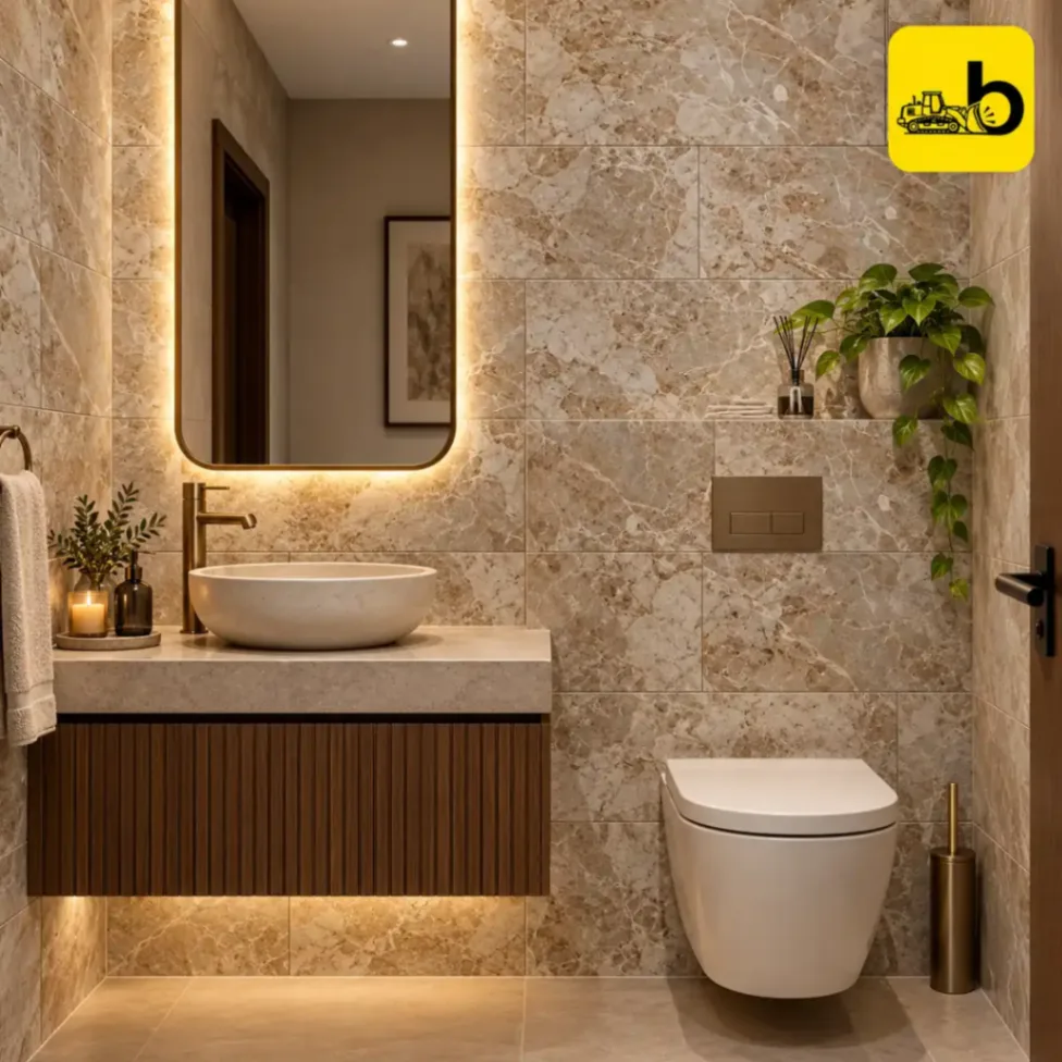NITCO BRECCIA CHROME Glossy Ceramic Wall Tile 300 × 450 mm
