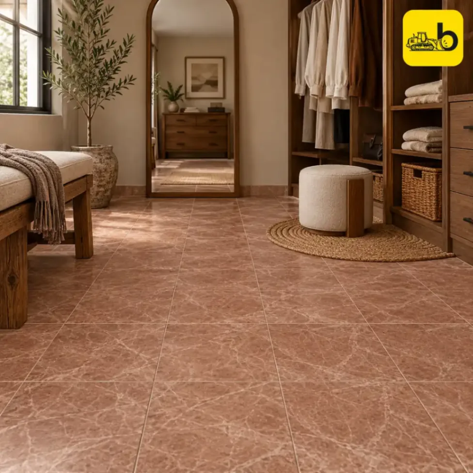 NITCO CRUST PAGODA Satin Matte Ceramic Floor Tile 300 × 300 mm