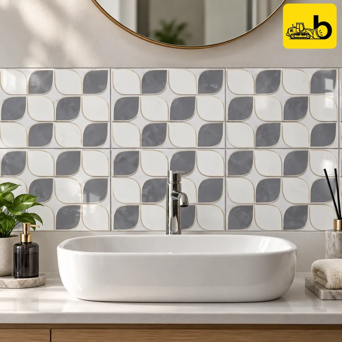 NITCO EBON DECOR Glossy Ceramic Wall Tile 300 × 450 mm