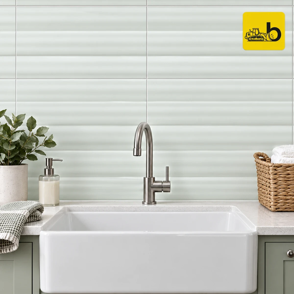 NITCO AQUA GREEN LT Glossy Ceramic Wall Tile 300 × 450 mm