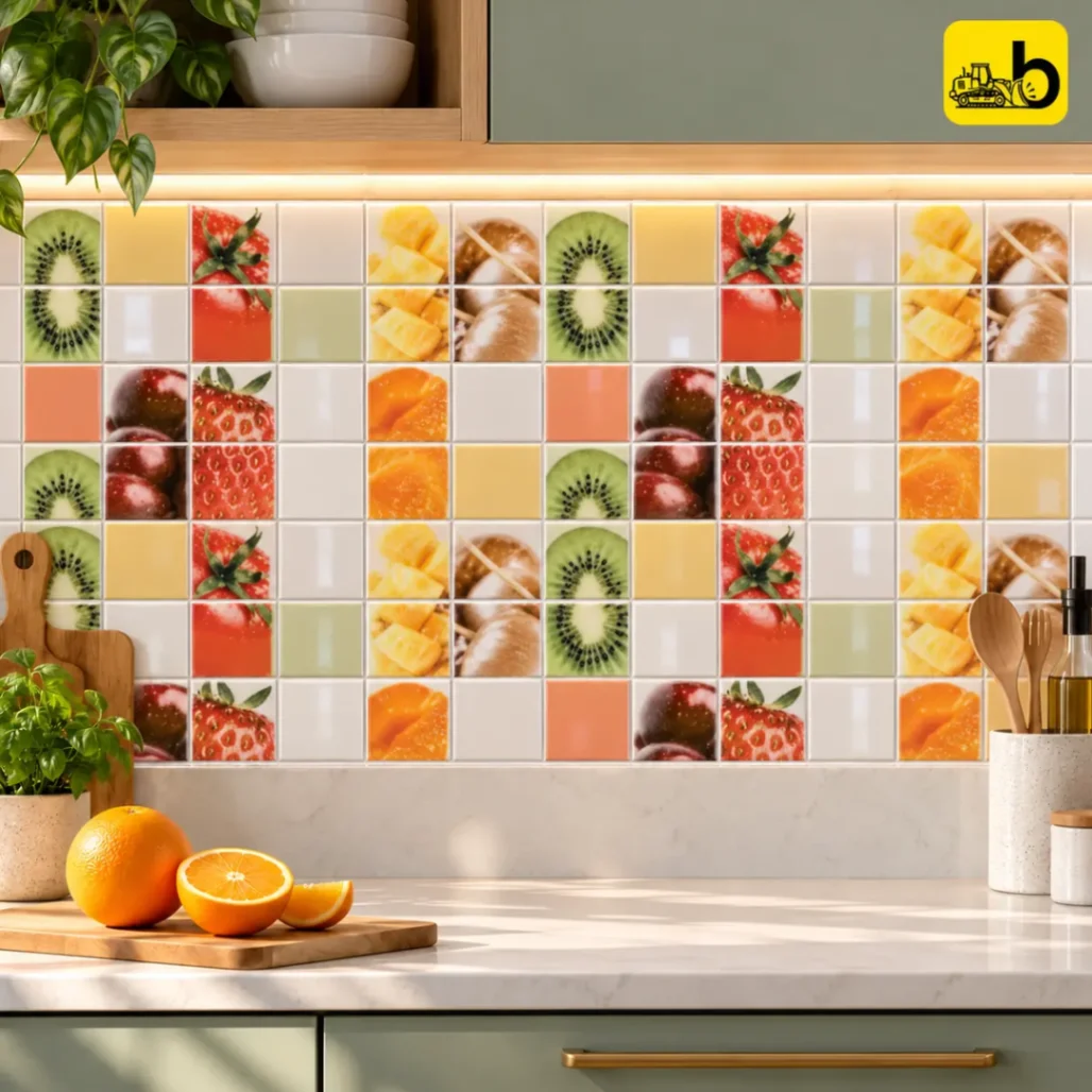 NITCO CUISINE DECOR Glossy Ceramic Wall Tile 300 × 450 mm
