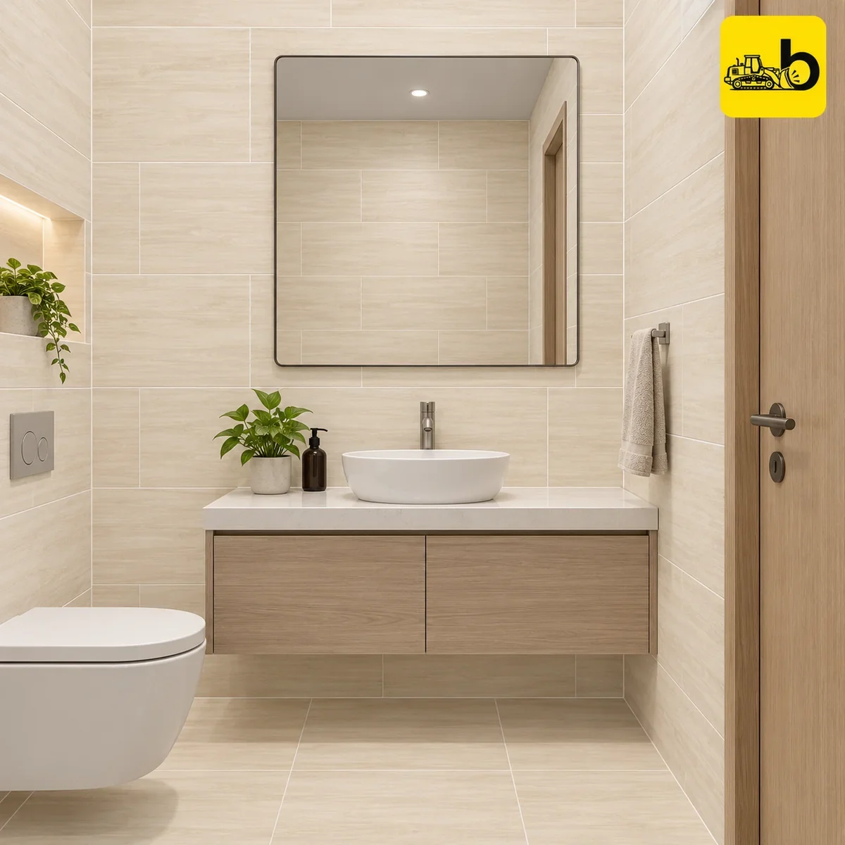 NITCO KENRIDGE CREME Satin Matte Ceramic Wall Tile 300 × 600 mm