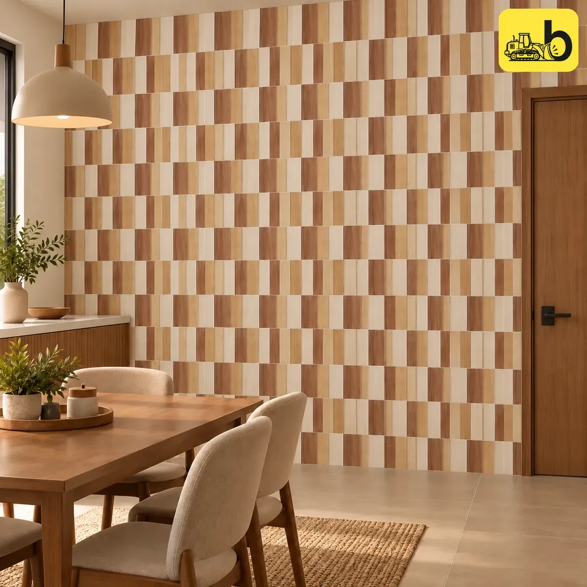 NITCO KENRIDGE MULTI DECOR Satin Matte Ceramic Wall Tile 300 × 600 mm