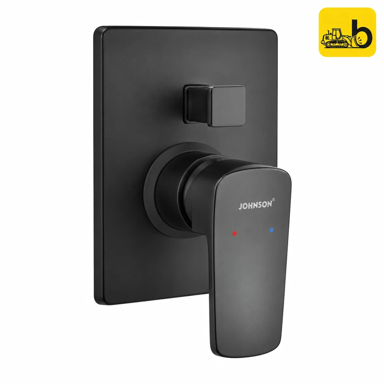 Johnson Bathware Opera SLCD 45mm Hi Flow Upper Trim - L0278PMB - Matte Black