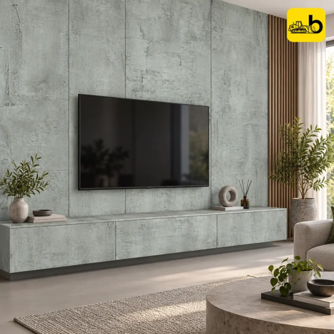 Craftwood 7065 Concrete Finish Laminate - Cemento Texture