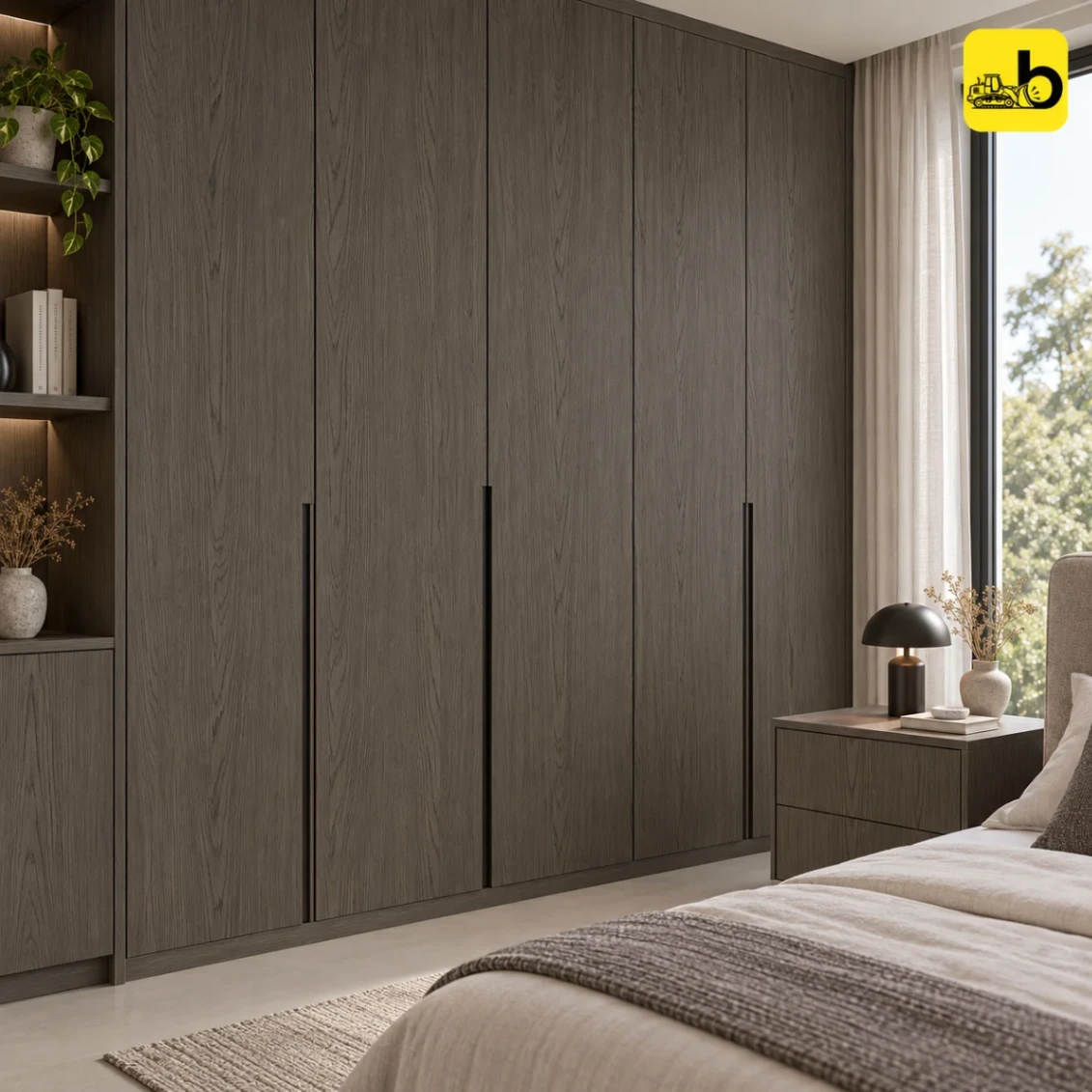 Craftwood 7077 Wooden Laminate - Vertical Venza Texture