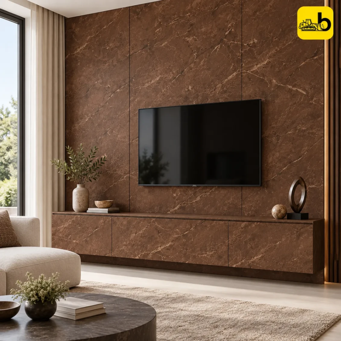 Craftwood 7088 Stone Finish Laminate - High Gloss