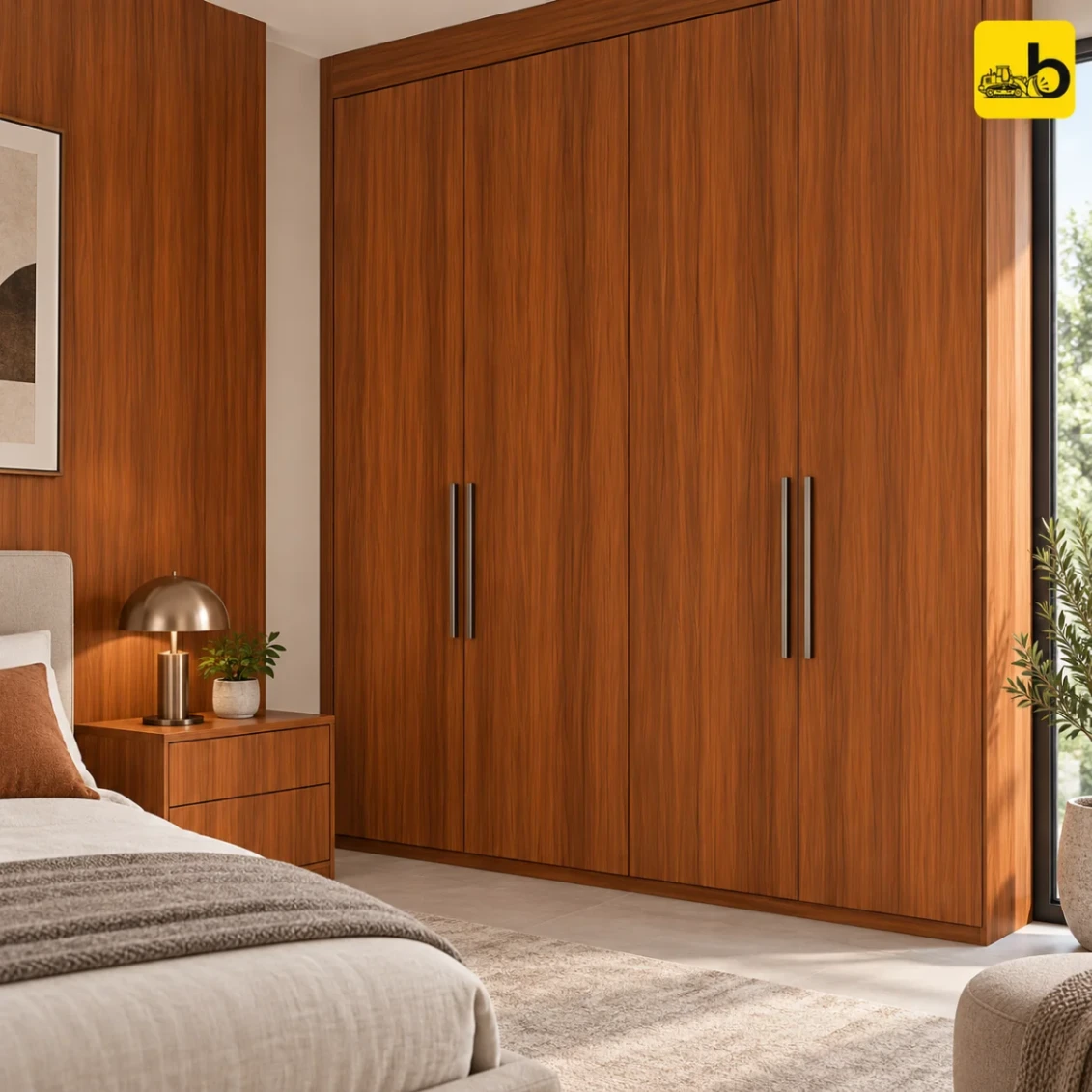 Craftwood 7096 Wooden Laminate - Vertical Venza Texture