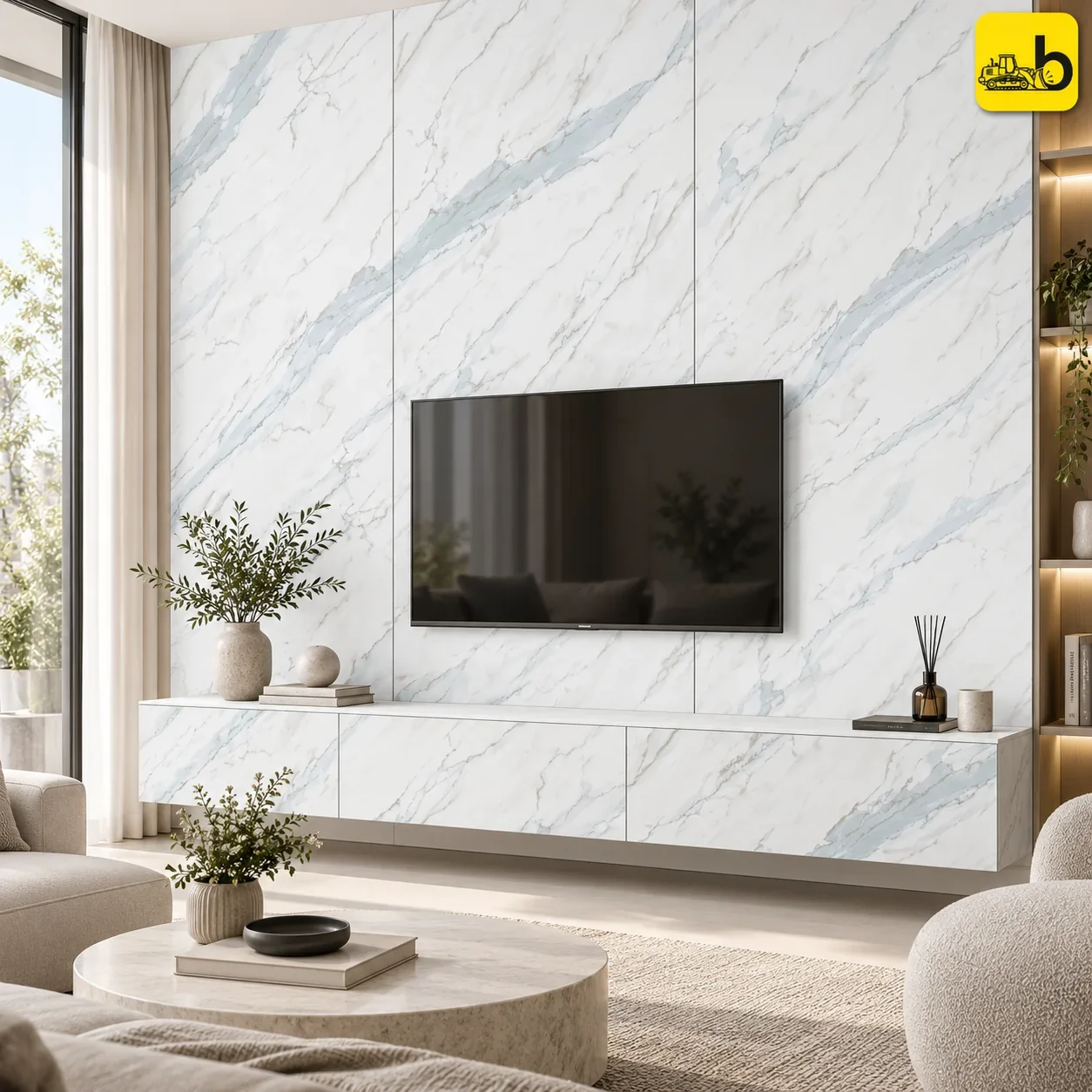 Craftwood 7148 Stone Finish Laminate - High Gloss