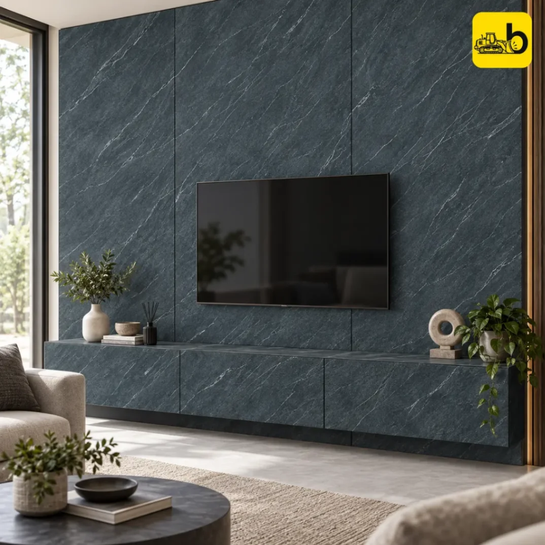 Craftwood 7152 Stone Finish Laminate - Marquina Texture