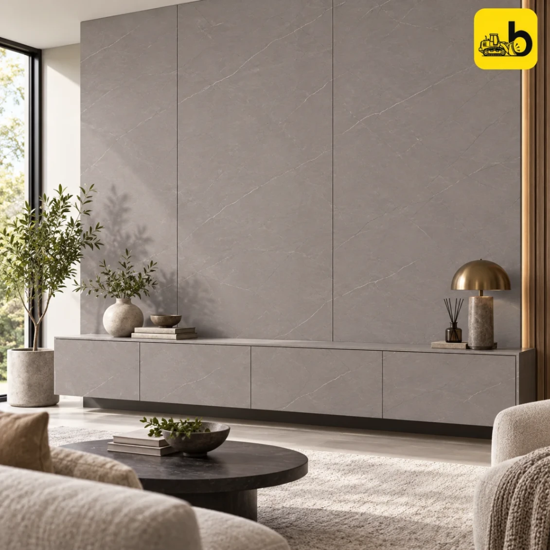 Craftwood 7155 Stone Finish Laminate - High Gloss