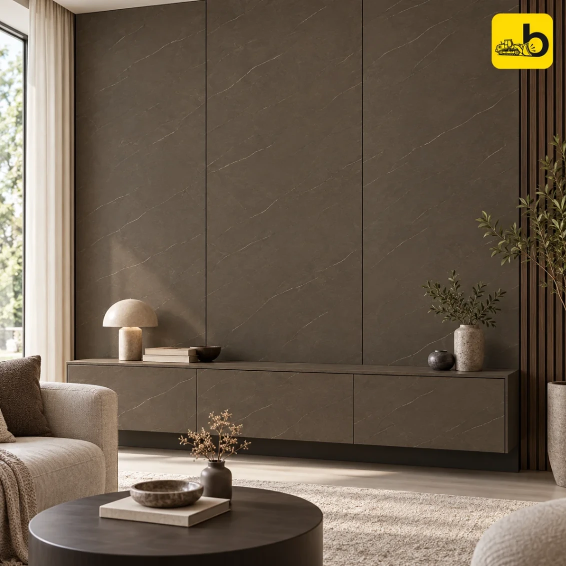 Craftwood 7156 Stone Finish Laminate - High Gloss