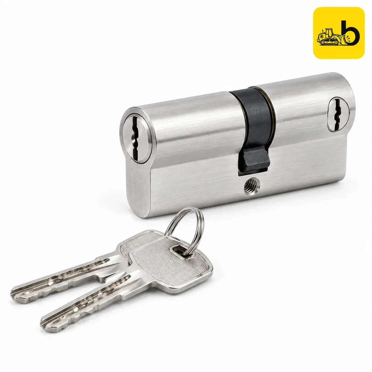 Dorset CL400 Computerized Key Euro Profile Cylinder - Both Side Key, 60 mm