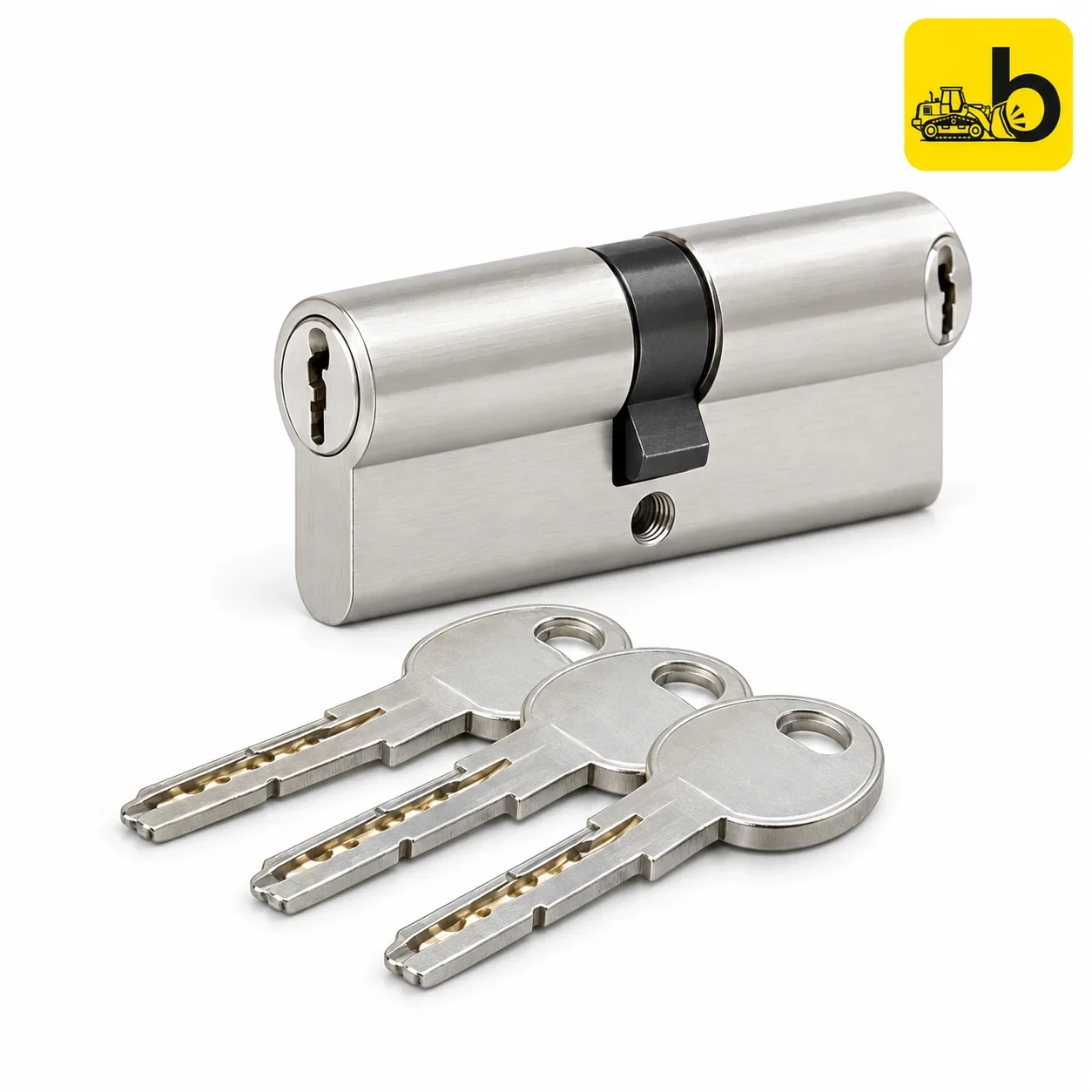 Dorset CL403 Computerized Key Euro Profile Cylinder - Both Side Key, 80 mm