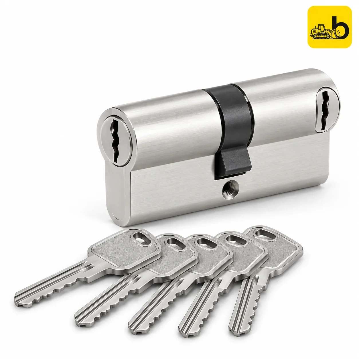 Dorset CL500 Computerized Key Euro Profile Cylinder - Both Side Key, 60 mm