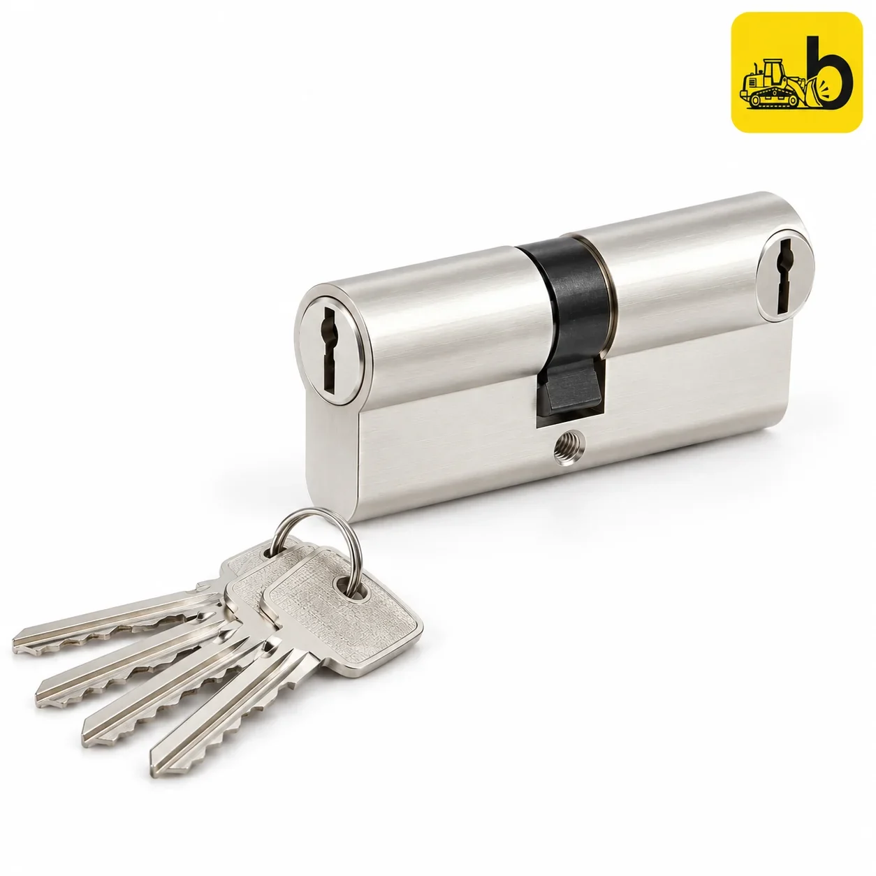 Dorset CL503 Computerized Key Euro Profile Cylinder - Both Side Key, 80 mm