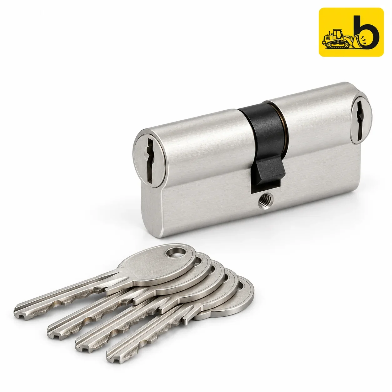 Dorset CL514 Computerized Key Euro Profile Cylinder - Both Side Key, 90 mm