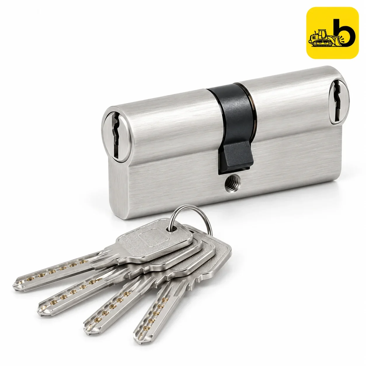 Dorset CL517 Computerized Key Euro Profile Cylinder - Both Side Key, 110 mm