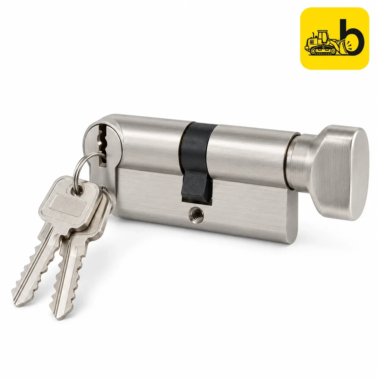 Dorset DF201 Defender 5 Euro Profile Cylinder - Key and Knob, 60 mm