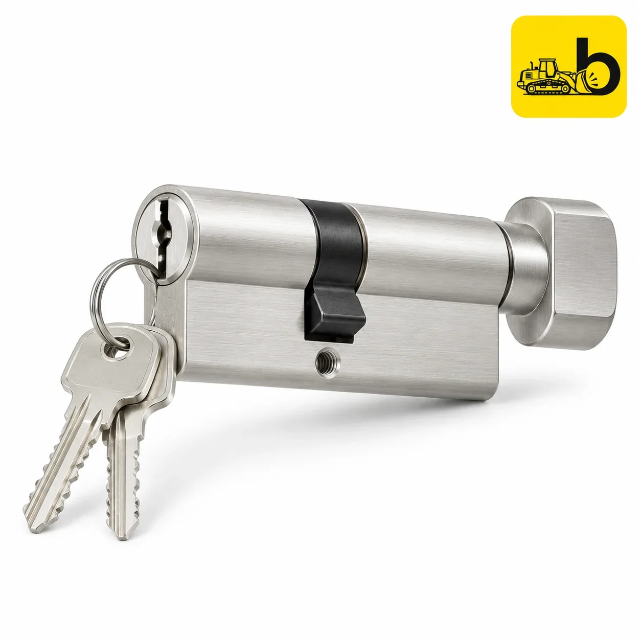 Dorset DF207 Defender 5 Euro Profile Cylinder - Key and Knob, 70 mm