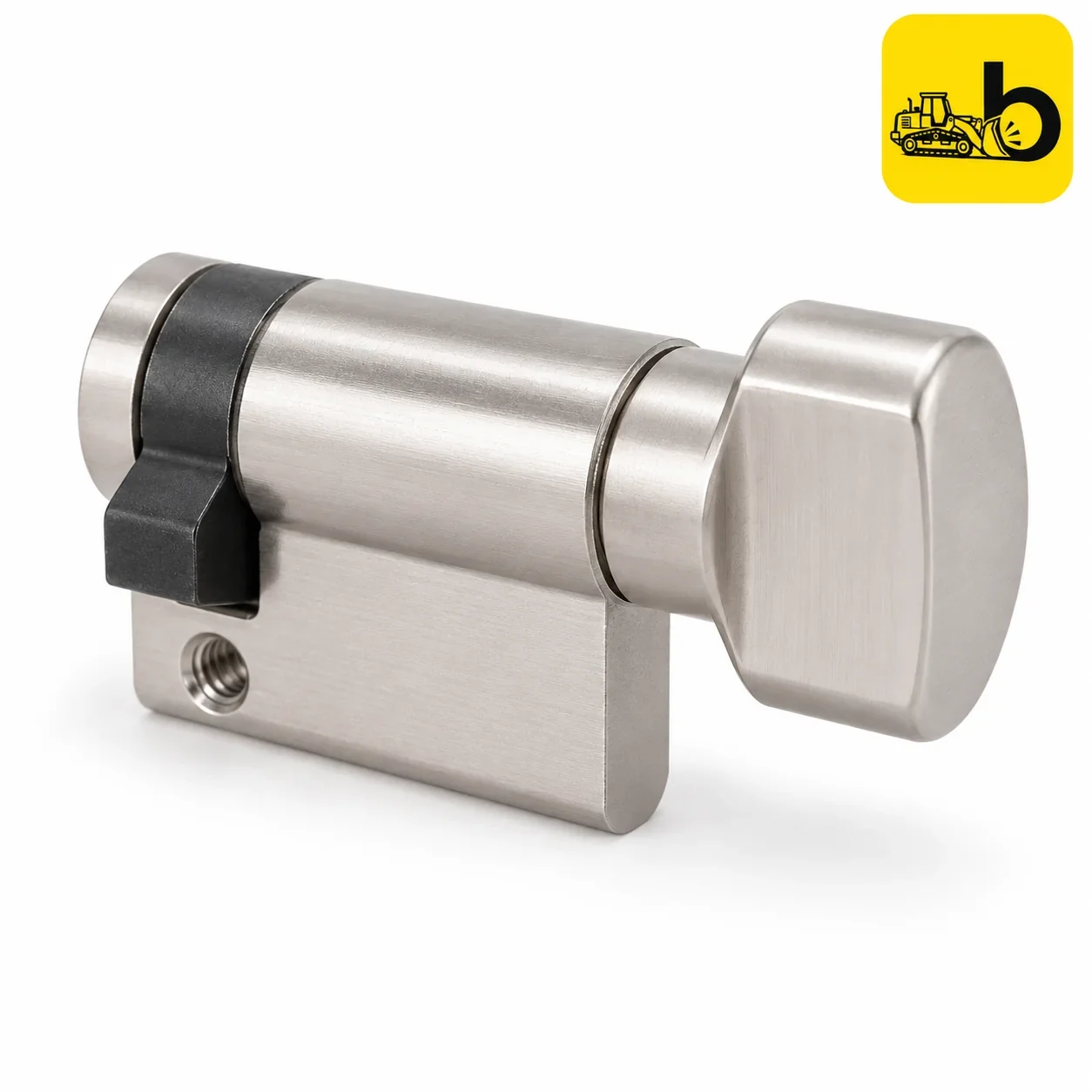 Dorset CL201H Euro Profile Half Cylinder - One Side Knob, 60 mm