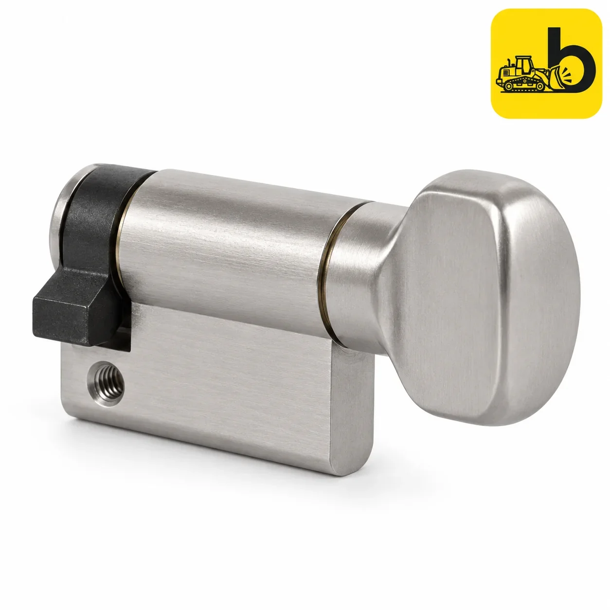 Dorset CL207H Euro Profile Half Cylinder - One Side Knob, 70 mm