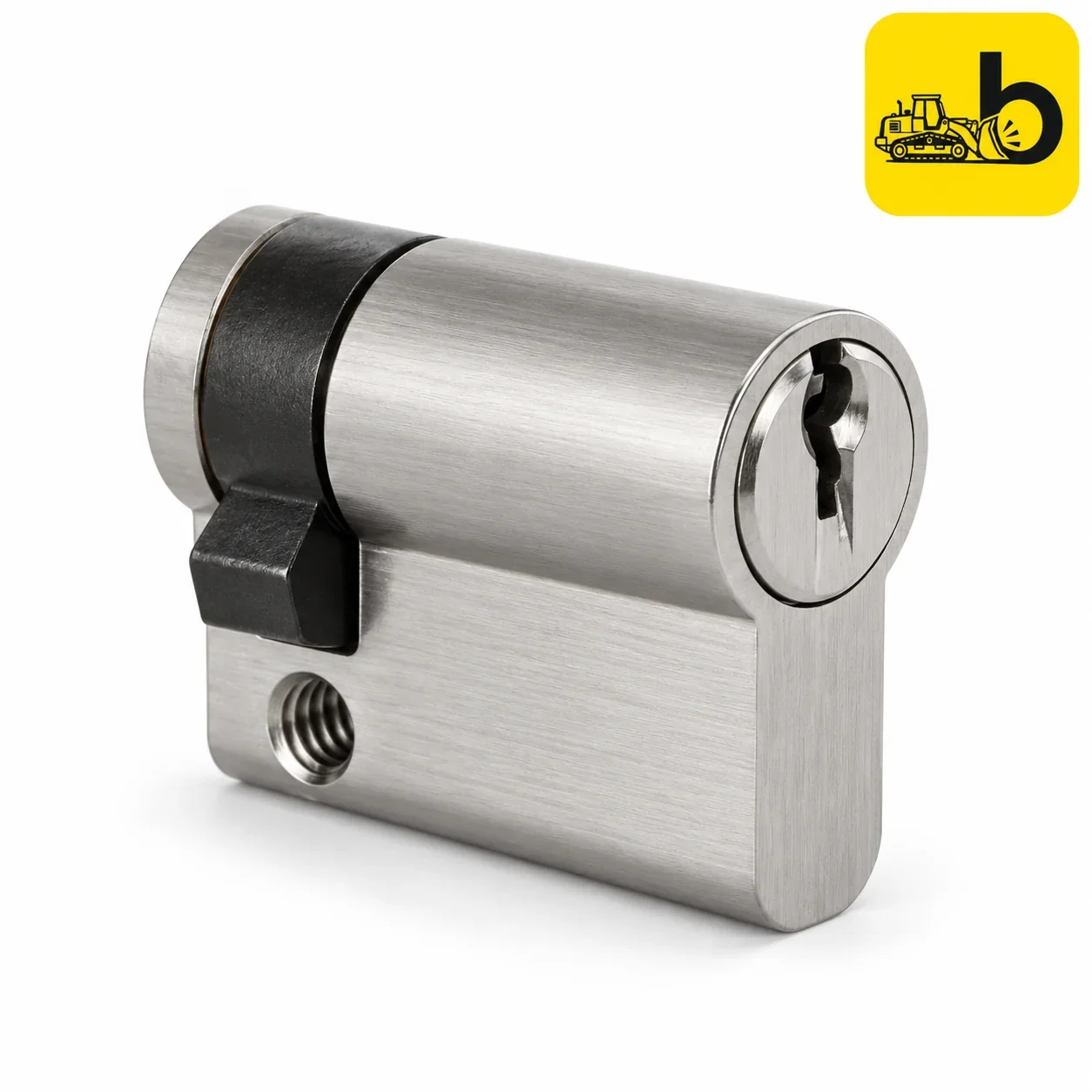 Dorset CL203H Euro Profile Half Cylinder - One Side Key, 80 mm
