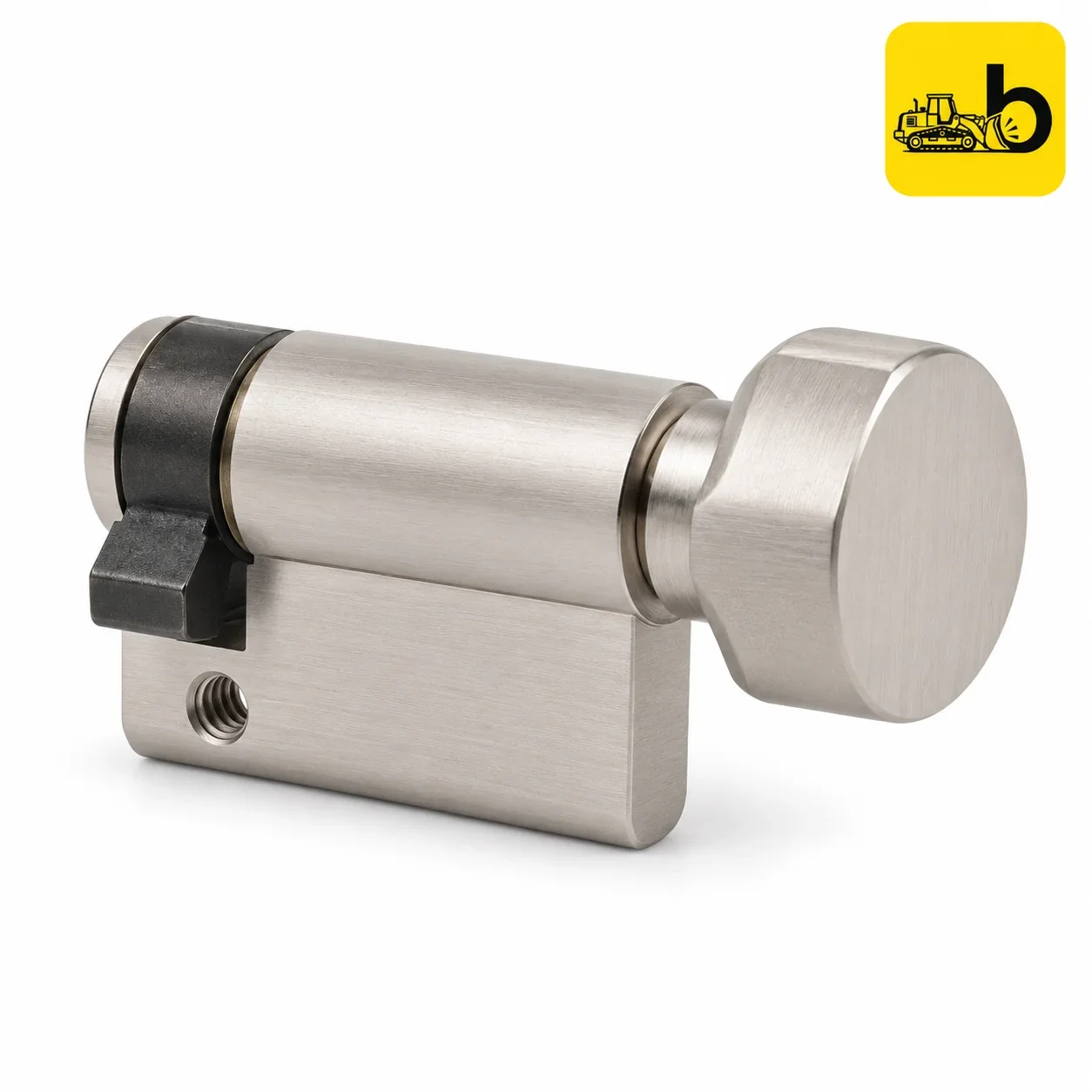 Dorset CL212H Euro Profile Half Cylinder - One Side Knob, 100 mm
