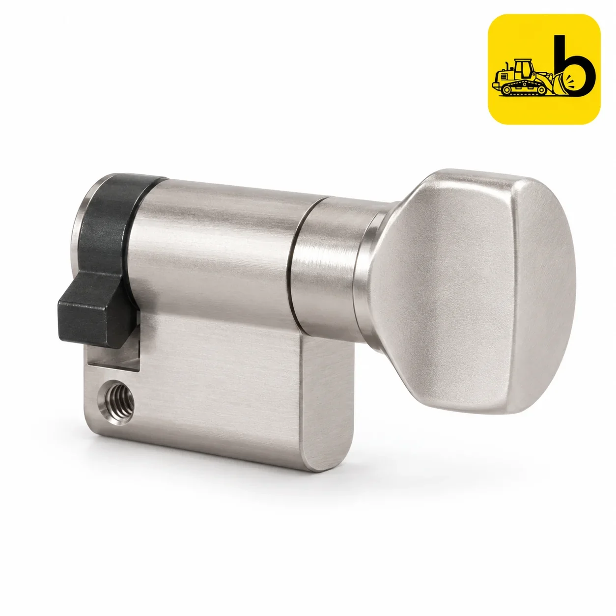 Dorset CL221H Euro Profile Half Cylinder - One Side Knob, 120 mm