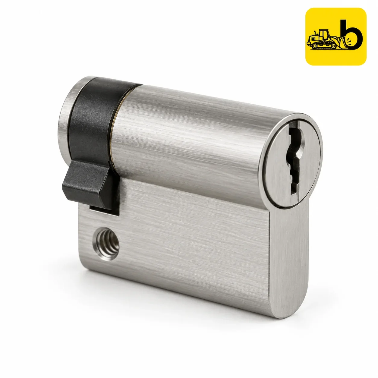 Dorset CL403H Computerized Key Euro Profile Half Cylinder - One Side Key, 80 mm