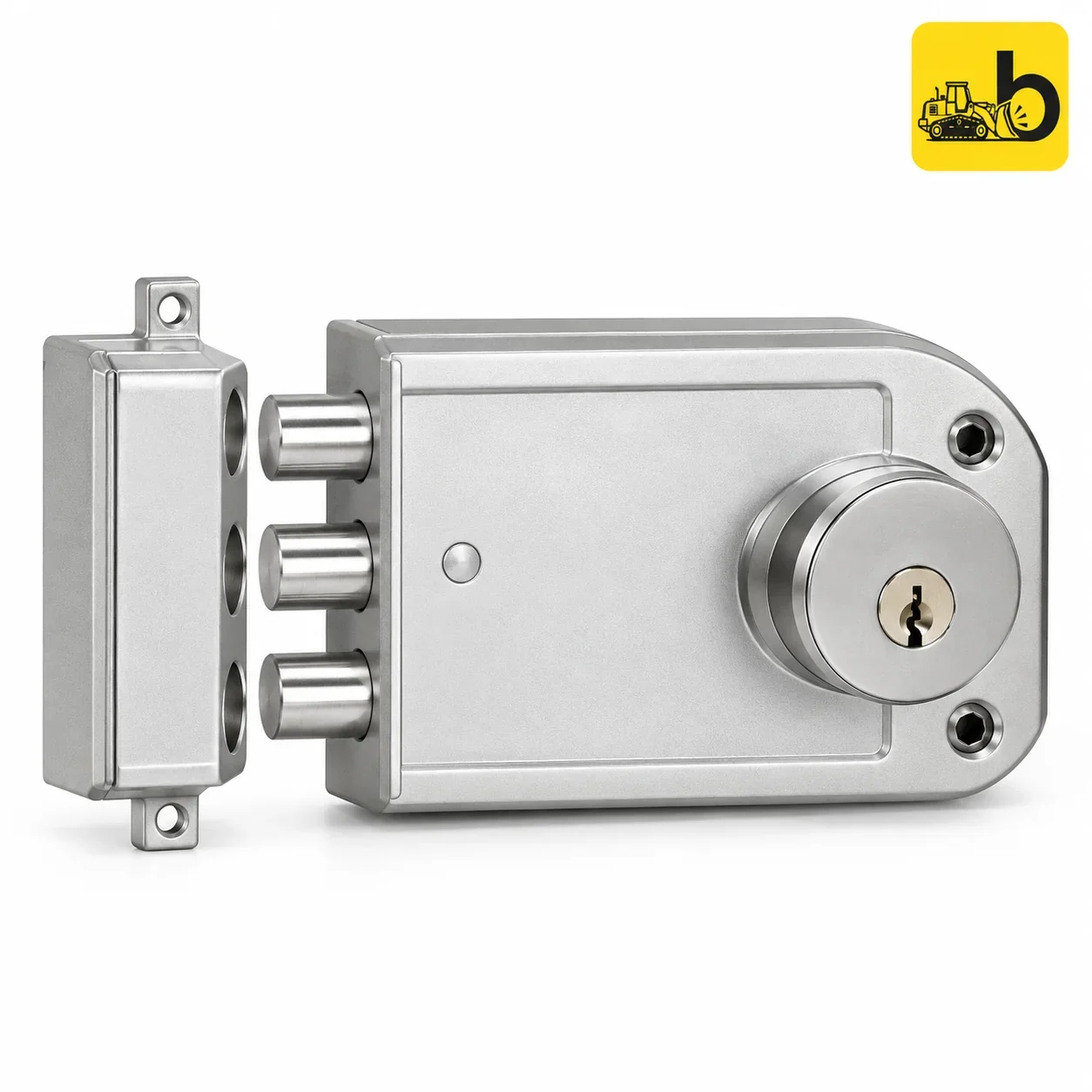 Dorset PHA302 Phantom Trio Dead Bolt Rim Lock - Both Side Key