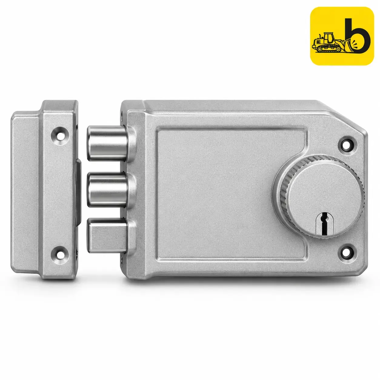 Dorset PHA303 Phantom Trio Dead Bolt Rim Lock - Key and Knob