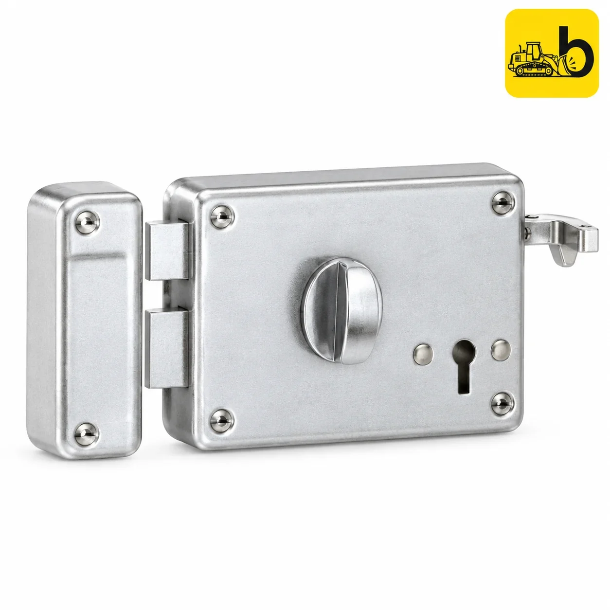 Dorset PHA101 Phantom Night Latch Rim Lock - Key and Knob