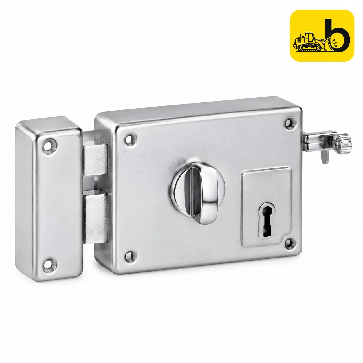 Dorset SM101 Smart Series Night Latch Rim Lock - Key and Knob