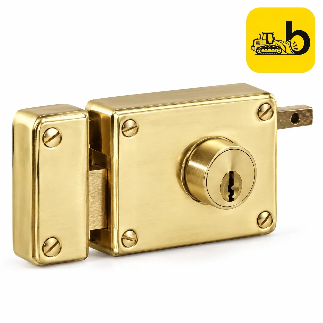 Dorset SM105 Smart Series Night Latch Rim Lock - Key and Knob
