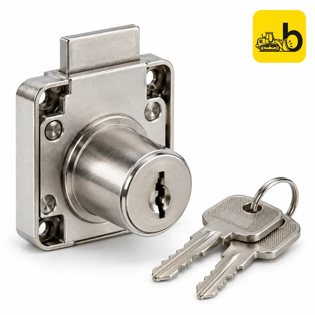 Dorset MP 360 Square Multipurpose Furniture Lock - 22 mm