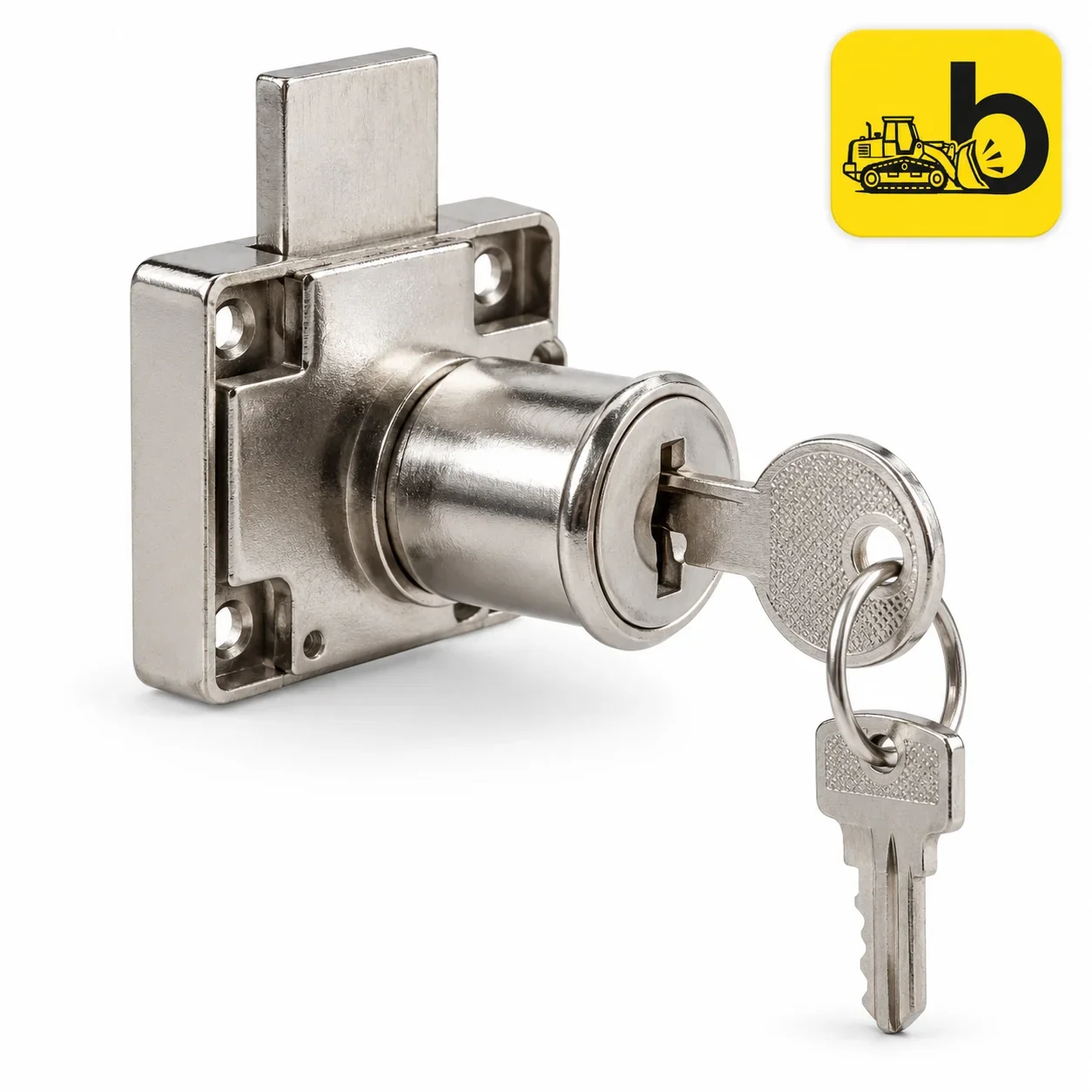 Dorset MP 460 Square Furniture Lock - 22 mm