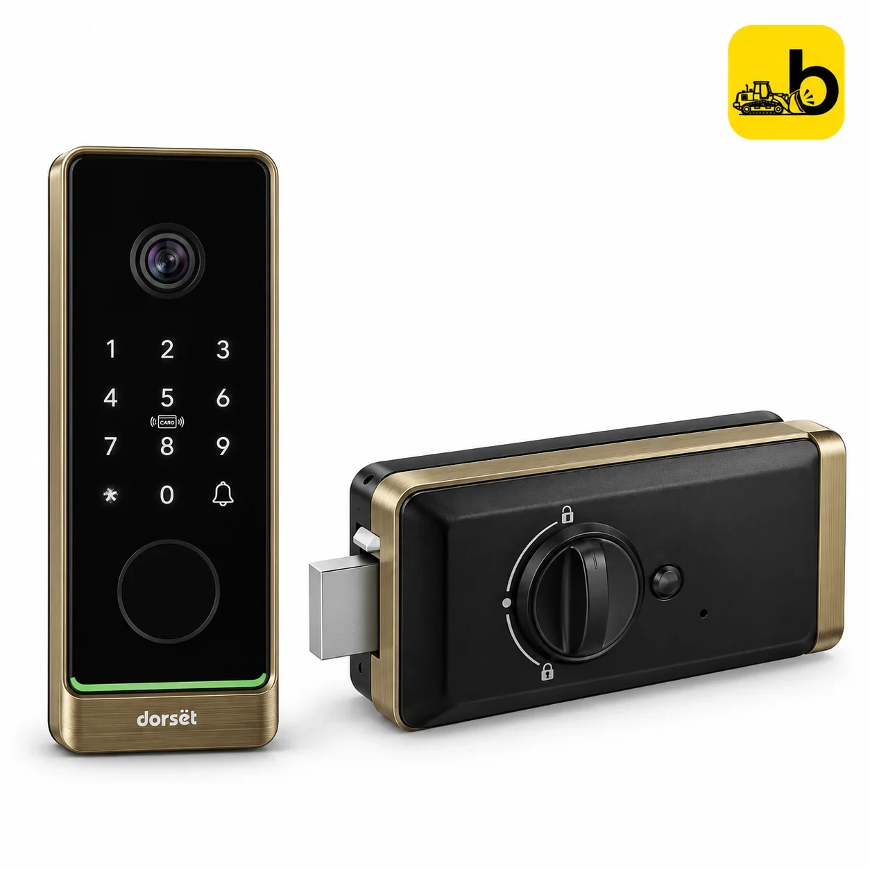 Dorset DG 905 Digital Rim Lock - Integrated Camera