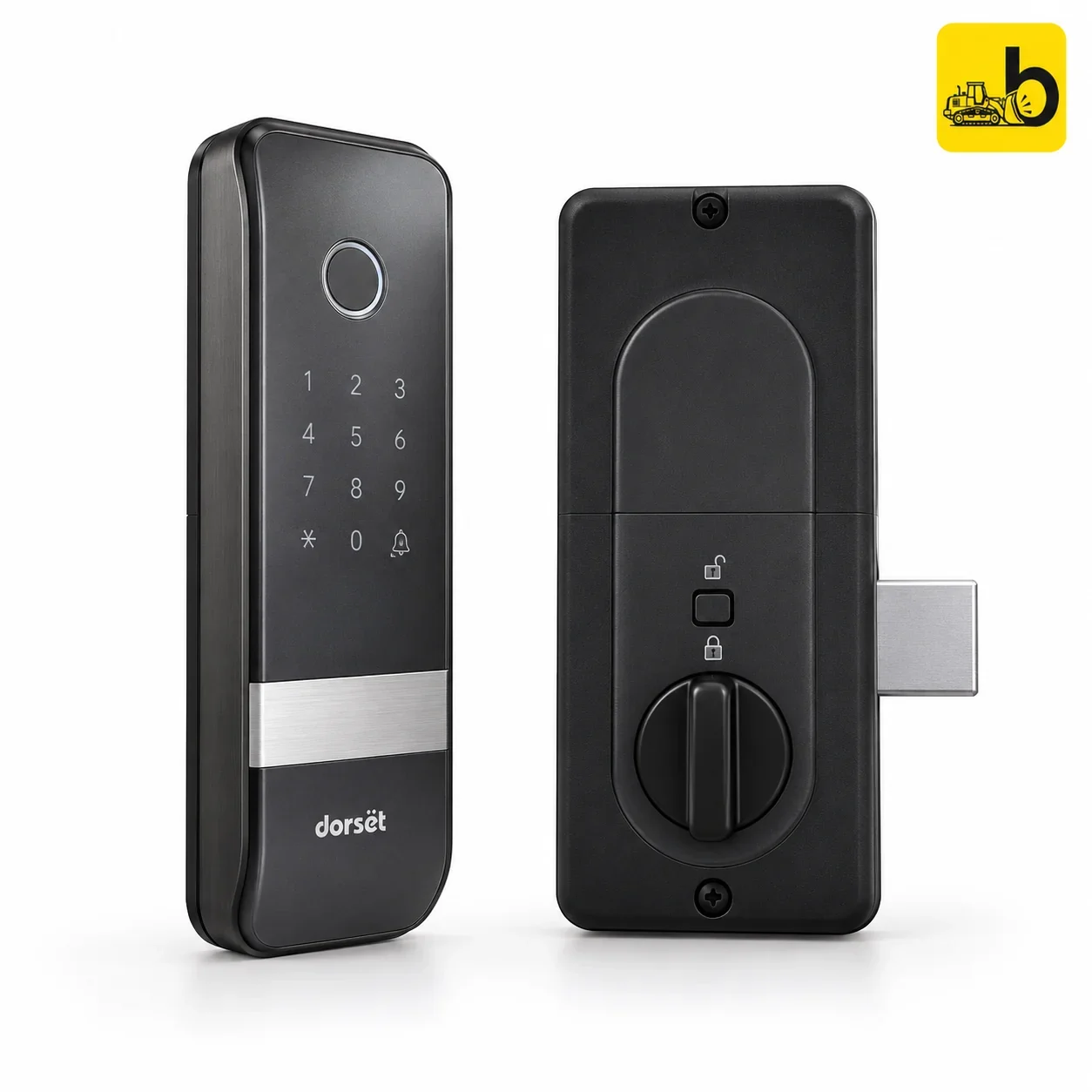 Dorset DG 902 Edge Digital Rim Lock - Wi-Fi