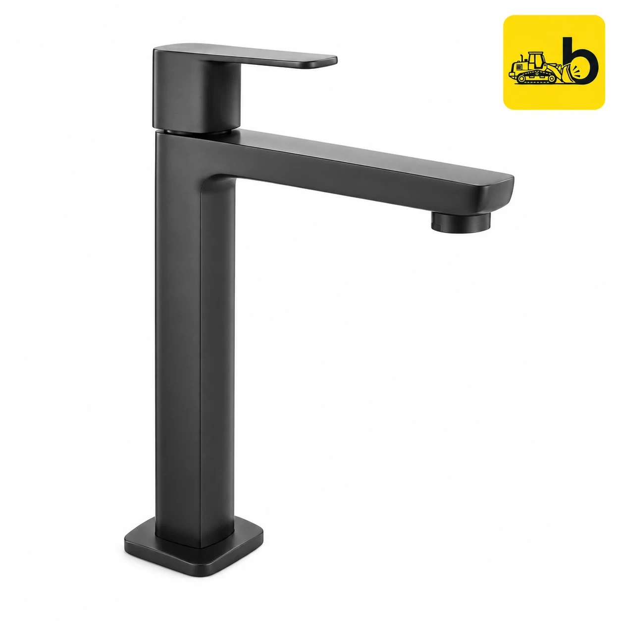 Johnson Bathware Opera Pillar Cock Tall - L0202PMB - Matte Black